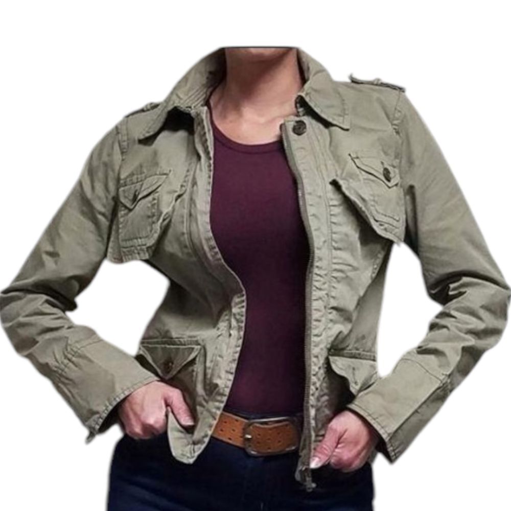 J.Crew Khaki Tan Lightweight Cotton Field Jacket‎ 4